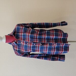 Ralph Lauren Flannel Long Sleeve Plaid Shirt size XS
